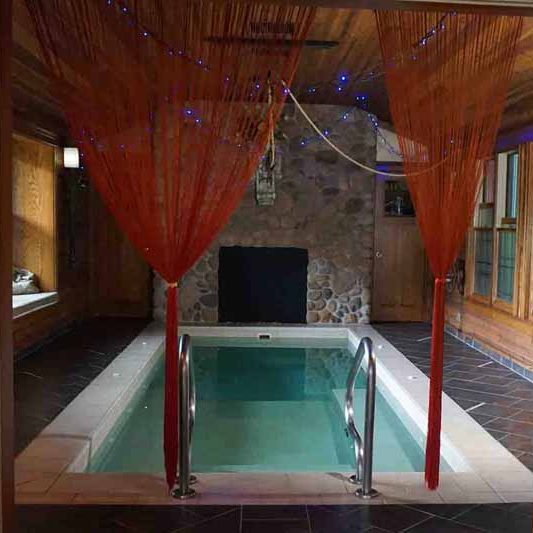 Adeline's House of Cool Indoor 20-foot hot tub