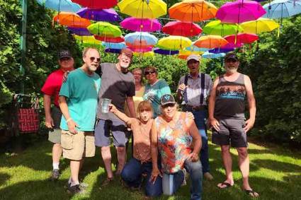 Adeline's House of Cool Umbrella Garden