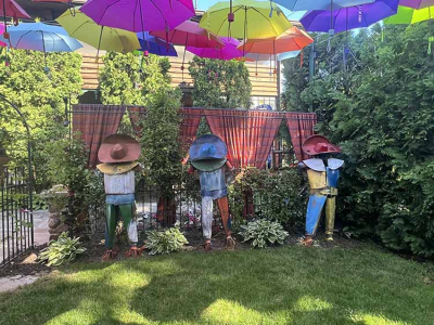 Adeline's House of Cool Umbrella Garden