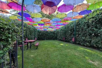 Adeline's House of Cool Umbrella Garden
